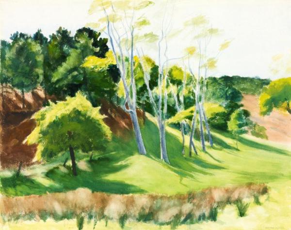 Spindley Locusts by Edward Hopper Oil Painting Reproductions