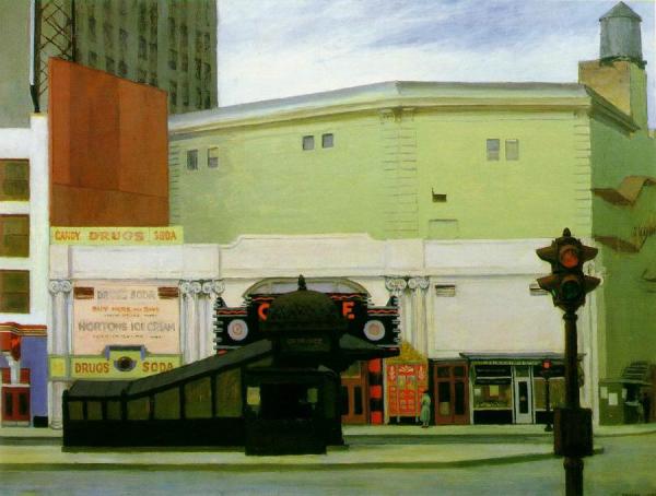 The Circle Theatre by Edward Hopper