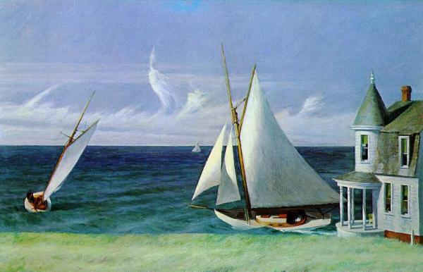 The Lee Shore by Edward Hopper