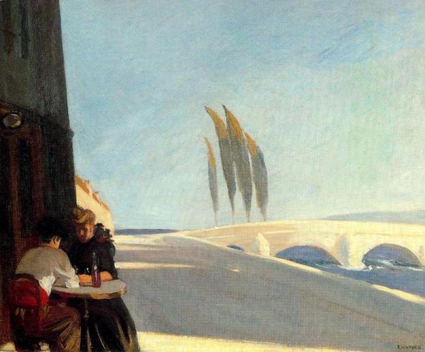 The Wine Shop by Edward Hopper