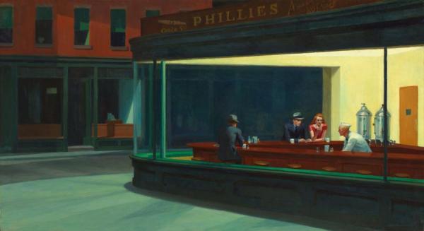 Nighthawks, 1942 by Edward Hopper