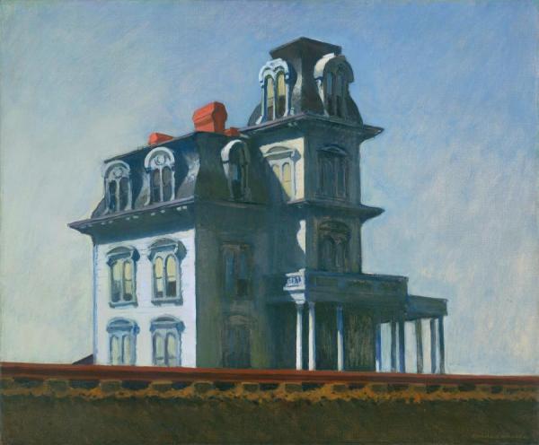 The House By The Railroad by Edward Hopper