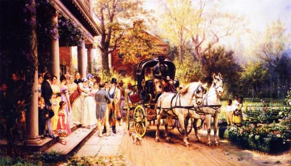 A Virginia Wedding by Edward Lamson Henry Oil Painting Reproductions