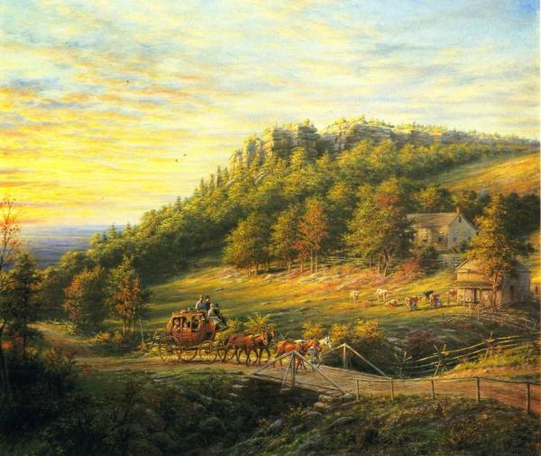 Bear Hill by Edward Lamson Henry Oil Painting Reproductions