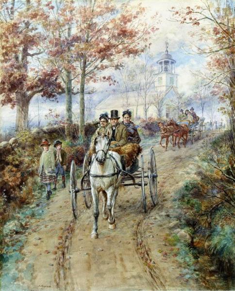 Edward Lamson Henry Carriage Ride