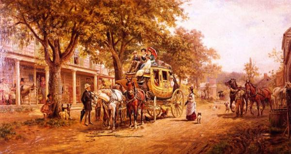 Edward Lamson Henry Changing Horses