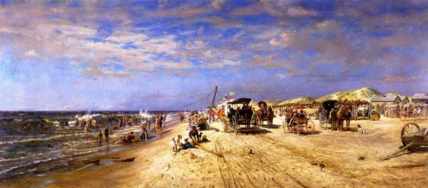 East Hampton Beach by Edward Lamson Henry