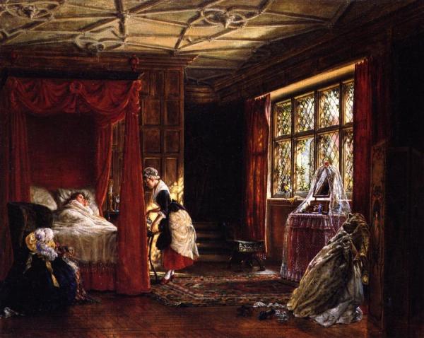 Le Paresseuse by Edward Lamson Henry Oil Painting Reproductions