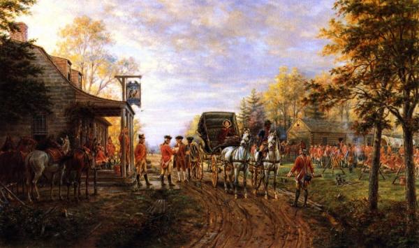 Passing The Outposts On The Old Kingsbridge Road by Edward Lamson Henry