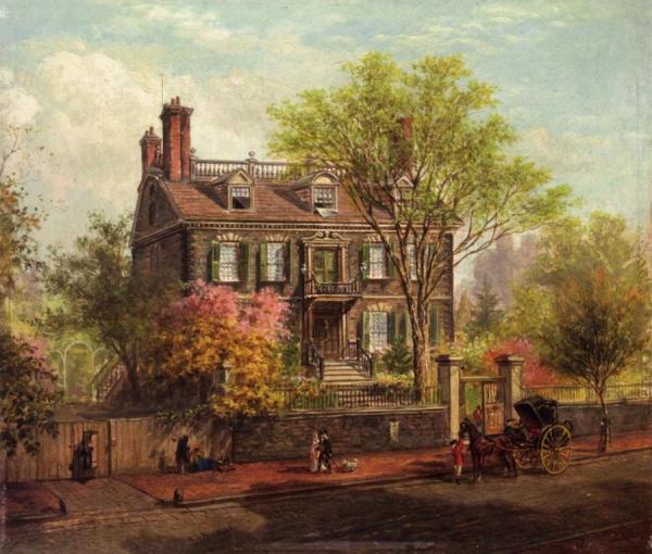 The John Hancock House by Edward Lamson Henry