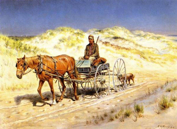 The King Of The Montauks by Edward Lamson Henry