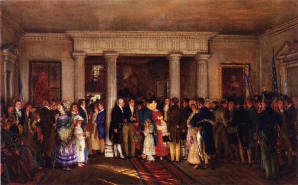 The Lafayette Reception by Edward Lamson Henry