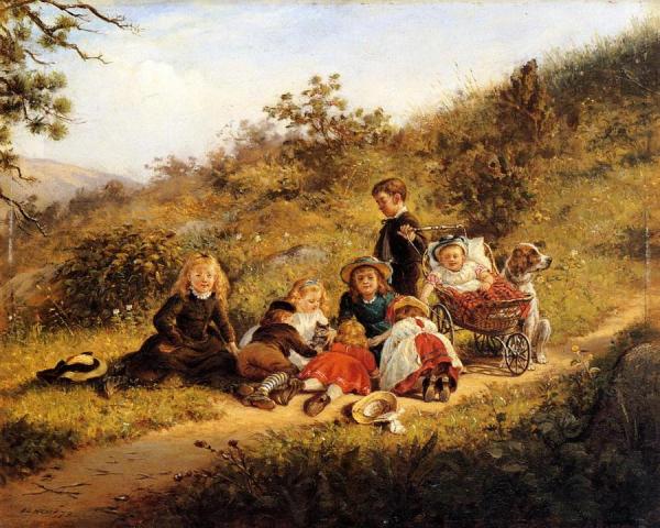 The Sunny Hours Of Childhood by Edward Lamson Henry
