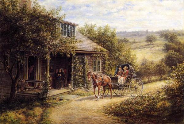 Unexpected Visitors by Edward Lamson Henry