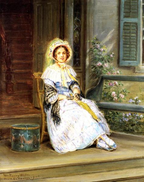 Waiting For The Stagecoach by Edward Lamson Henry