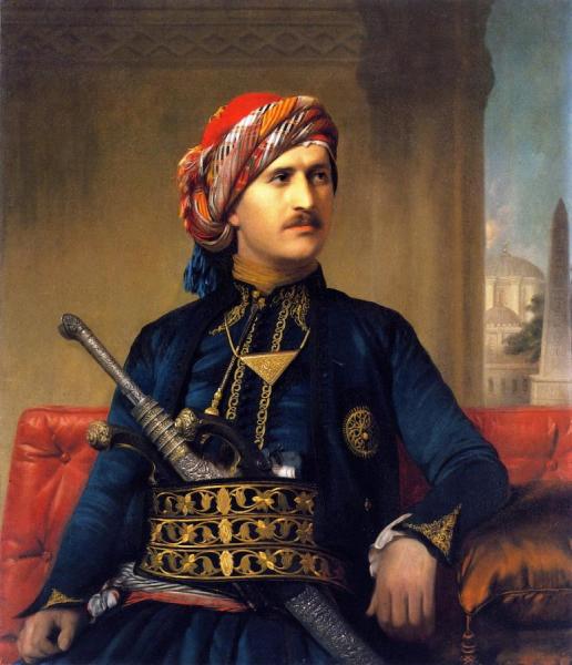 Armenian In Old Style Of Turkish Costume by Edward Ludlow Mooney Oil Painting Reproductions