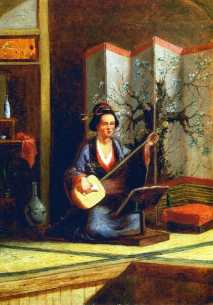 A Samisen Performance by Edward Meyer Kern