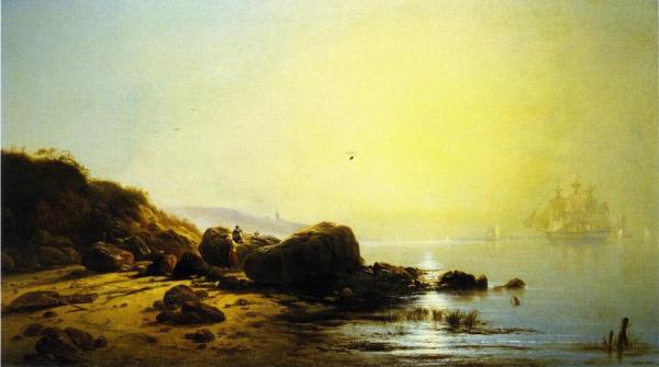 A Foggy Evening At Gowanus by Edward Moran