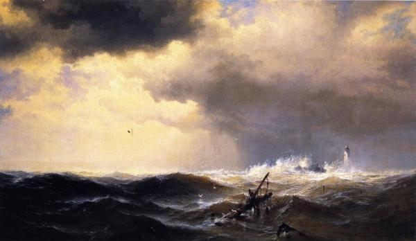 Shipwrecked by Edward Moran