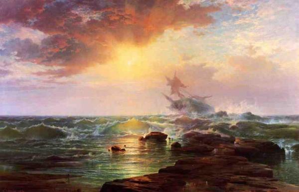 Edward Moran The Shipwreck