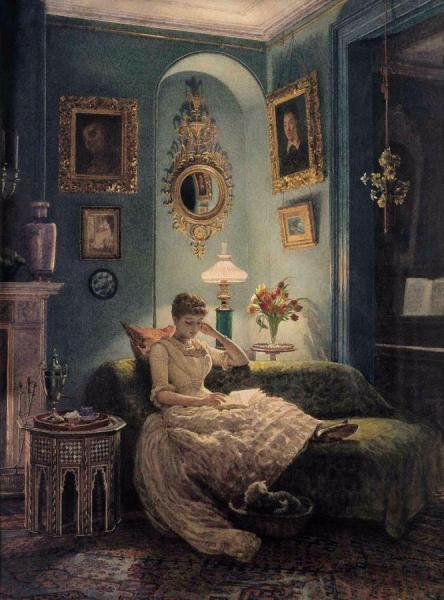 An Evening At Home by Edward Poynter