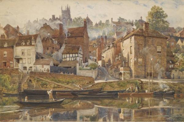 By Severnside, Bridgnorth by Edward Poynter