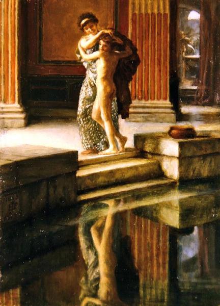 Idle Fears by Edward Poynter Oil Painting Reproductions