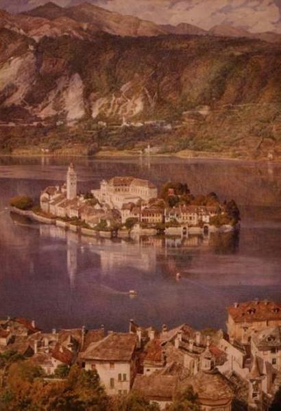 Isola San Giulio, Lake Orta by Edward Poynter
