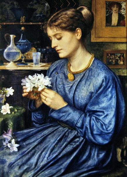 Portrait Of Agnes Macdonald by Edward Poynter