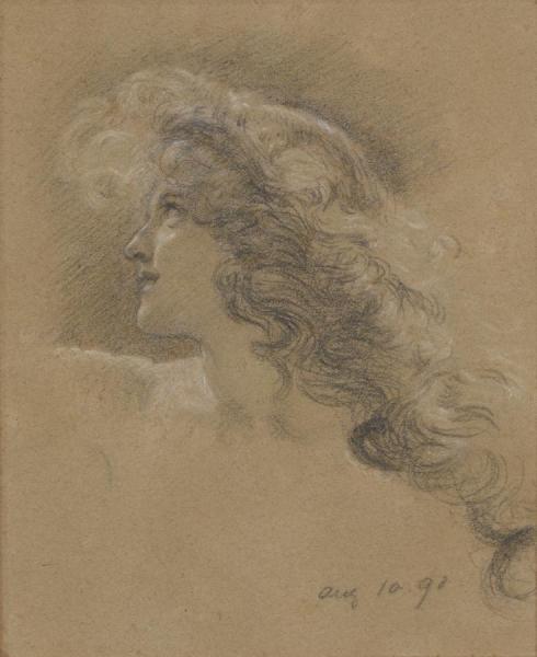 Study For The Cave Of The Storm Nymphs by Edward Poynter