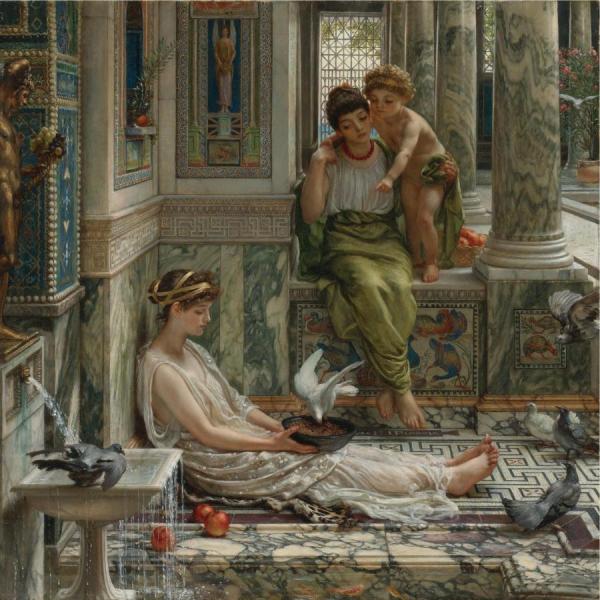 The Corner Of The Villa by Edward Poynter