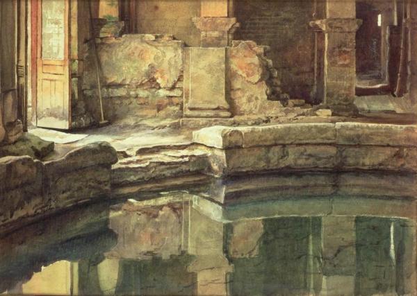 The Roman Circular Bath by Edward Poynter