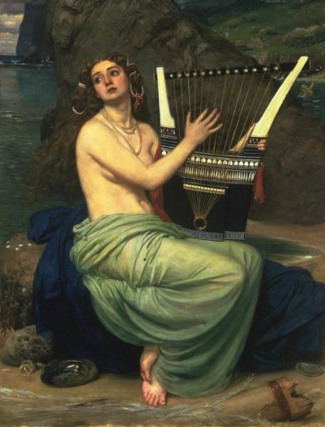 The Siren by Edward Poynter Oil Painting Reproductions