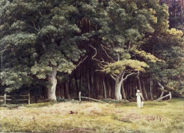 The Wooded Landscape by Edward Poynter