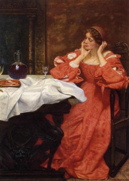 The Shrew Katherina by Edward Robert Hughes Oil Painting Reproductions