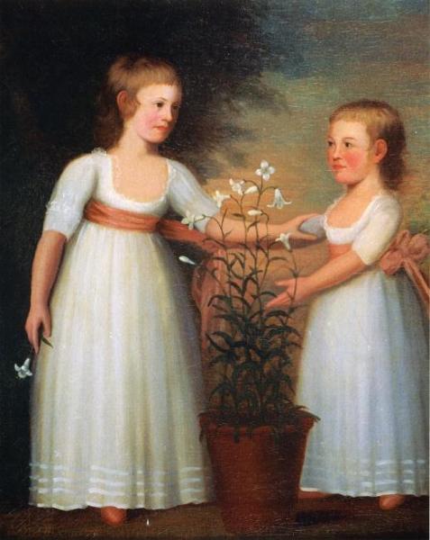 The Davis Children, Eliza Cheever Davis And John Derby Davis by Edward Savage Oil Painting Reproductions