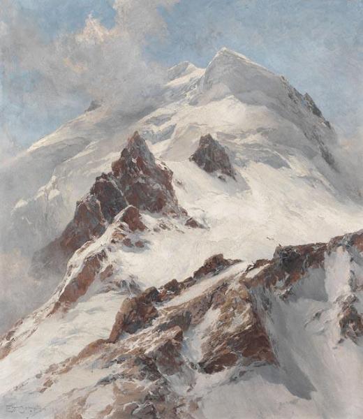 Piz Morteratsch by Edward Theodore Compton