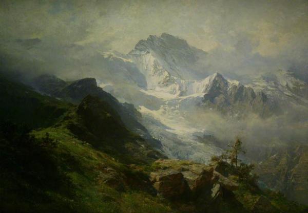The Jungfrau by Edward Theodore Compton