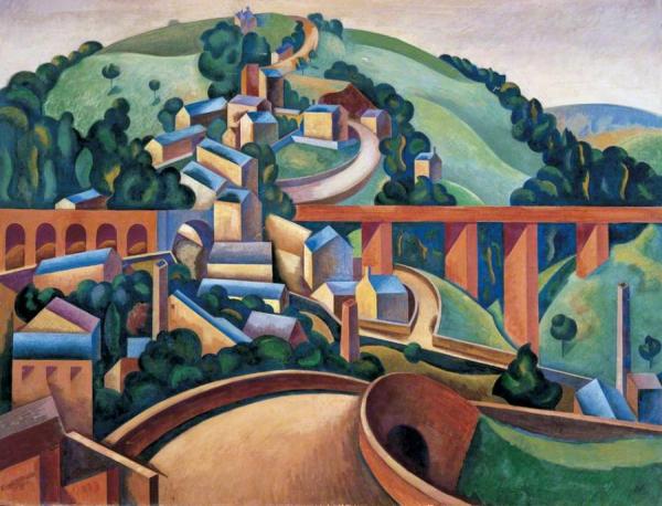 Broadbottom, Near Glossop by Edward Wadsworth Oil Painting Reproductions