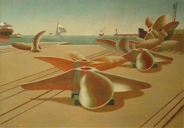 Bronze Ballet by Edward Wadsworth Oil Painting Reproductions