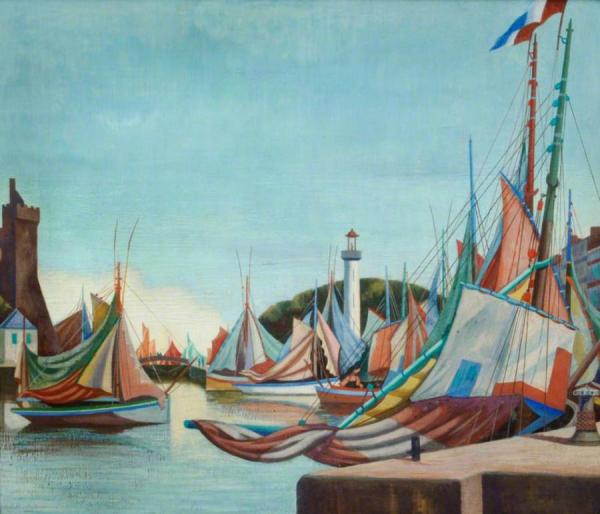 La Rochelle by Edward Wadsworth