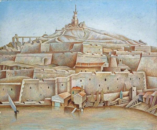 Marseilles, France by Edward Wadsworth