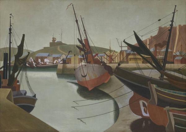 Seaport by Edward Wadsworth