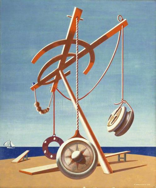 Souvenir Of Fiumicino by Edward Wadsworth