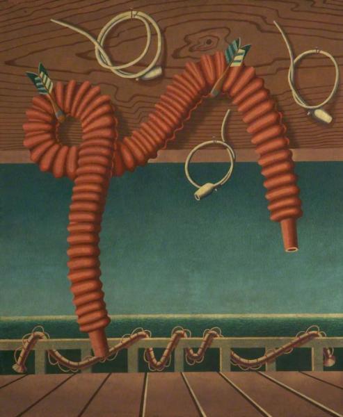 The Perspective Of Idleness by Edward Wadsworth Oil Painting Reproductions
