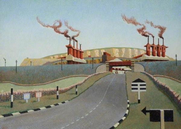 Top Of The World by Edward Wadsworth Oil Painting Reproductions