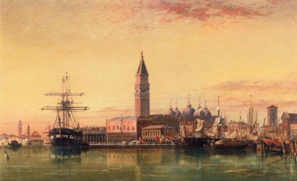 Venice by Edward William Cooke, R.a. Oil Painting Reproductions