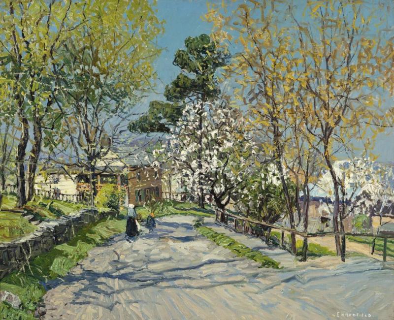 Early Spring by Edward Willis Redfield Oil Painting Reproductions