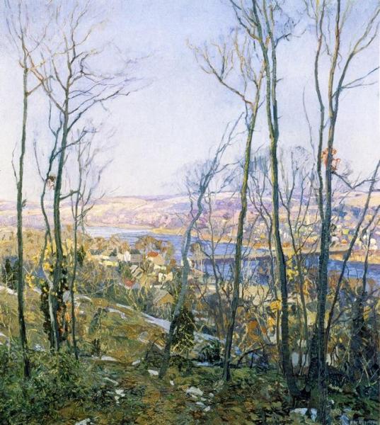 A Pennsylvania Landscape by Edward Willis Redfield