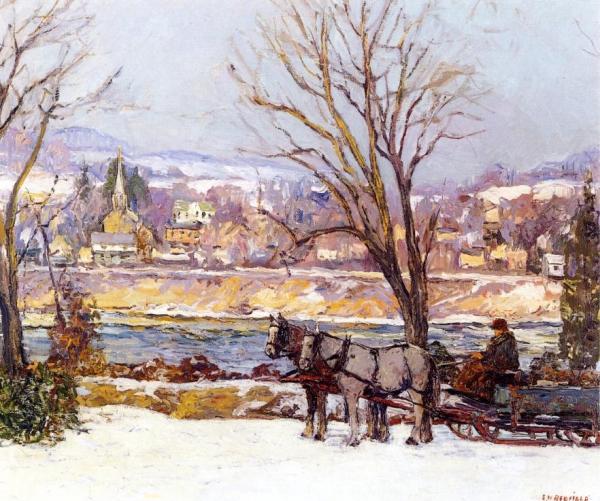 Across The River by Edward Willis Redfield